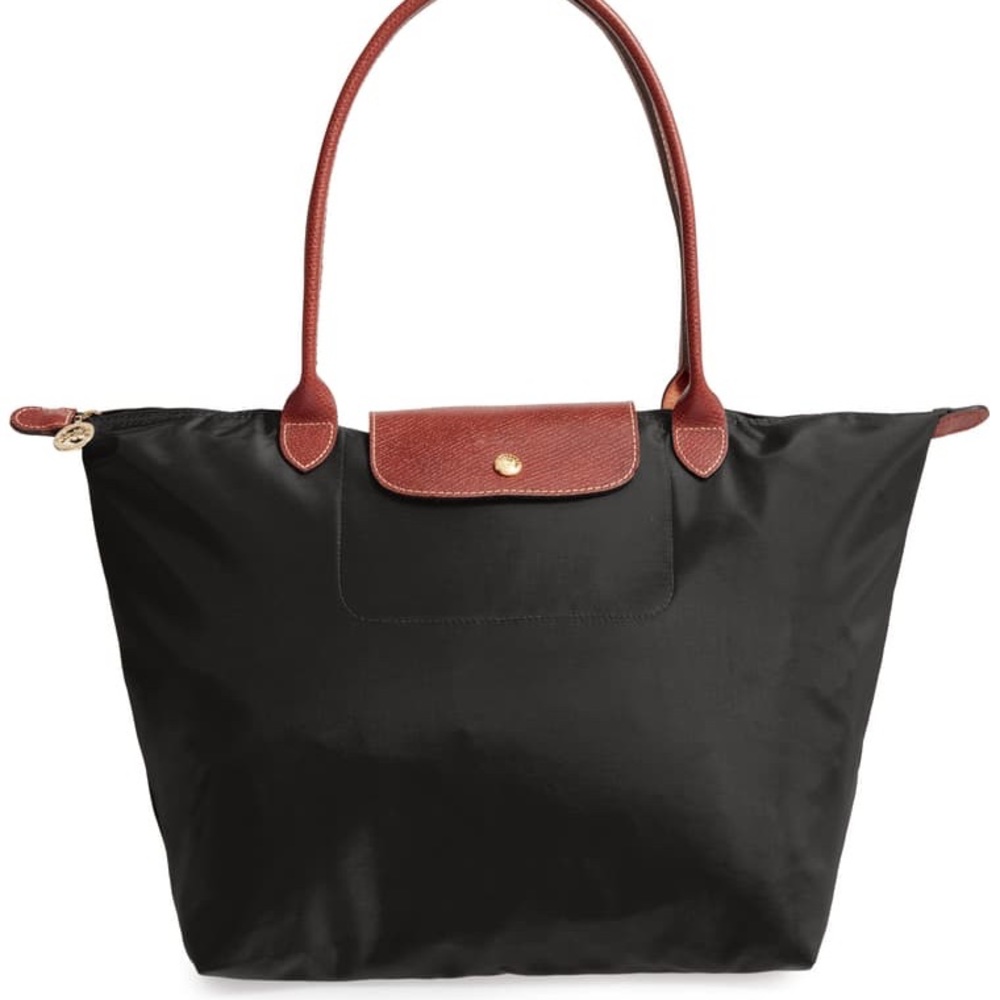 Black longchamp tote